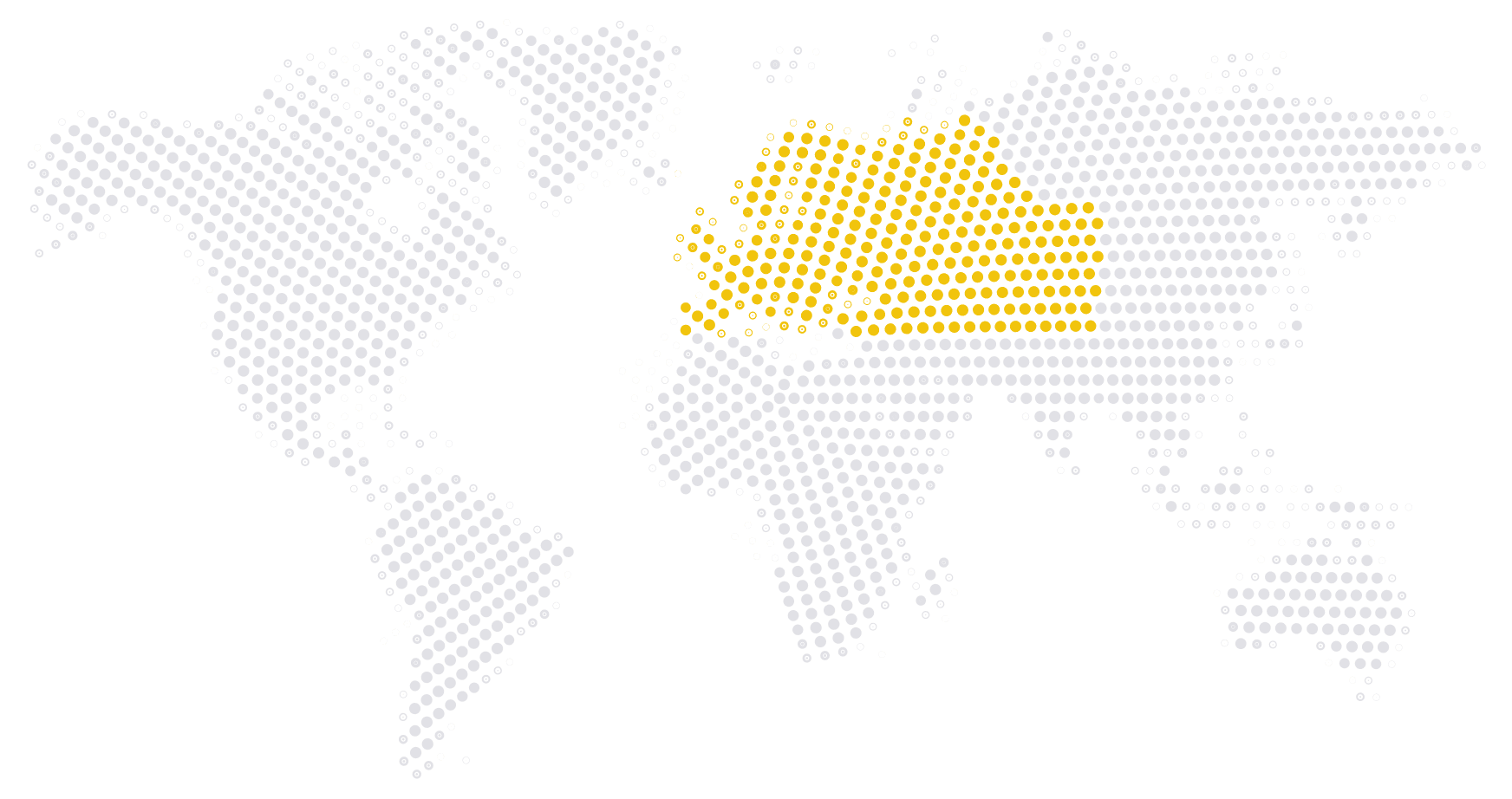 Destinations map