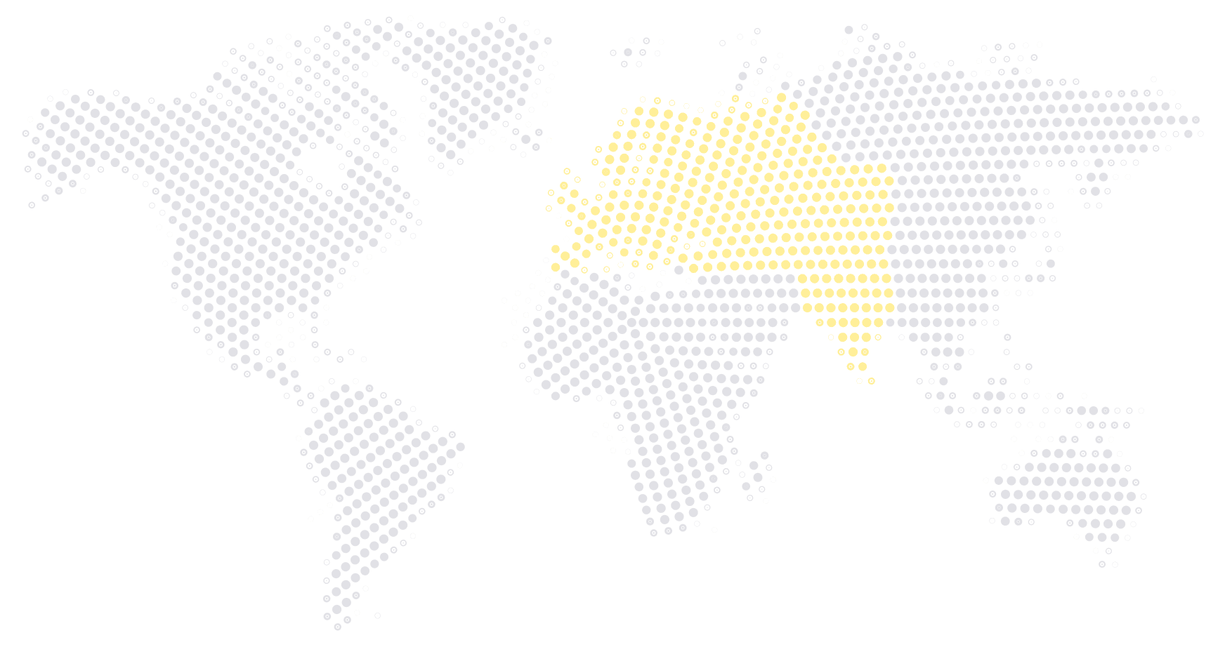 Destinations map
