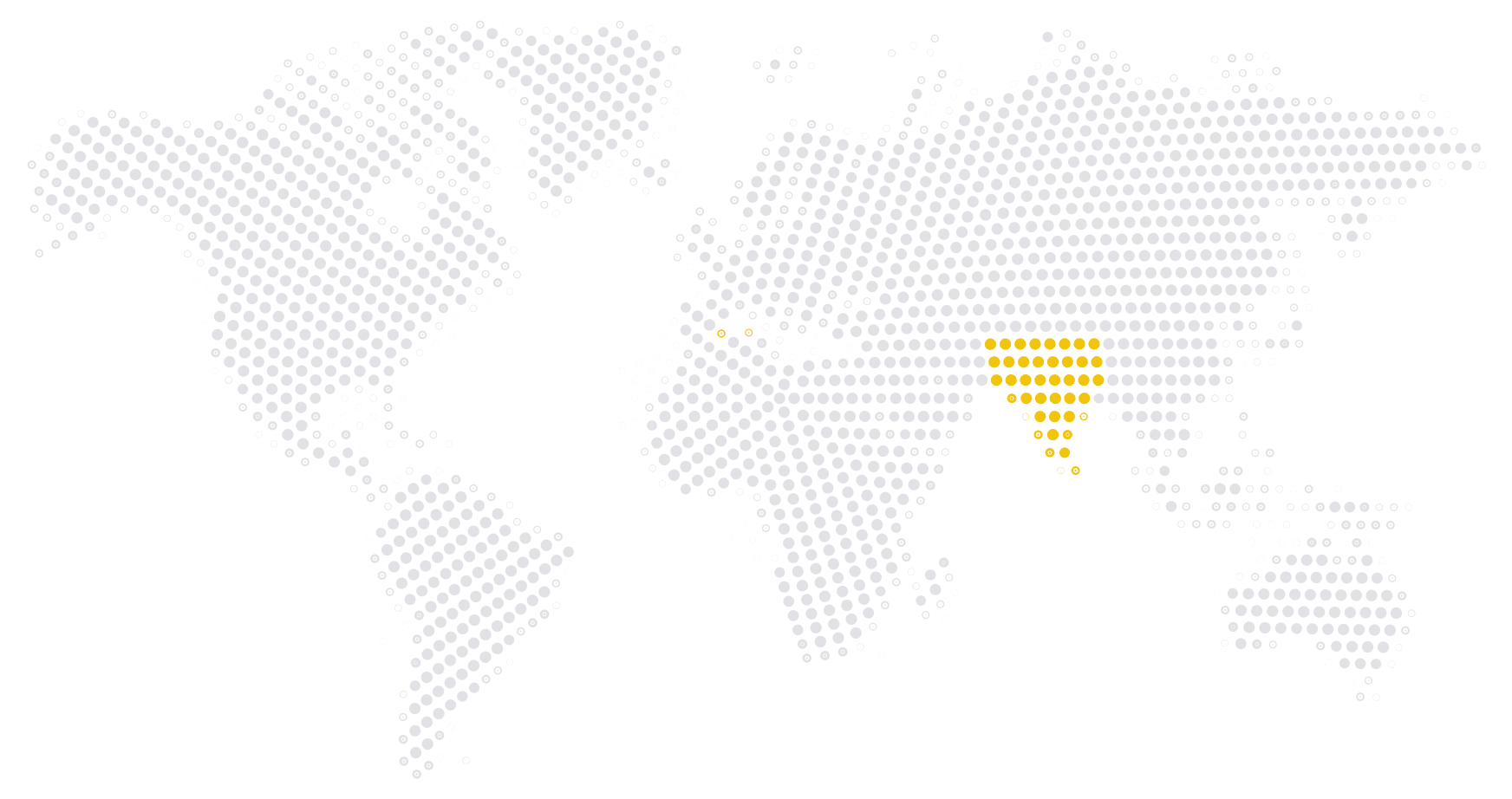 Destinations map